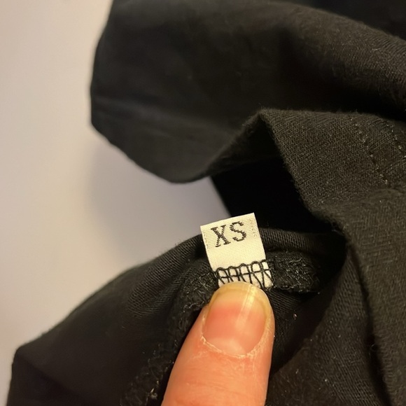 Vintage retro Vans Black T-Shirt with Sunflowers size XS - Picture 4 of 7